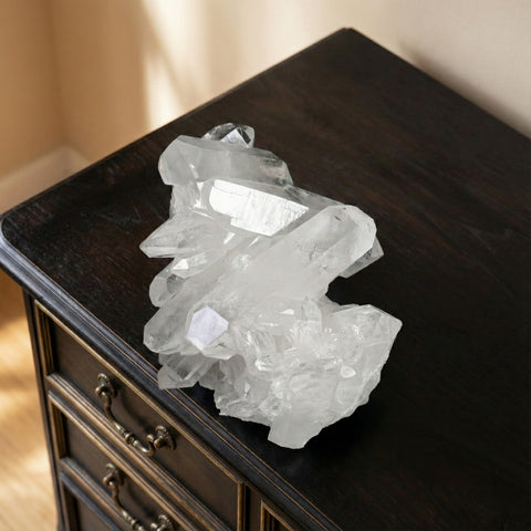 Drusa Quartzo Cristal Lemuriano Tabular Extra 5,440 kg