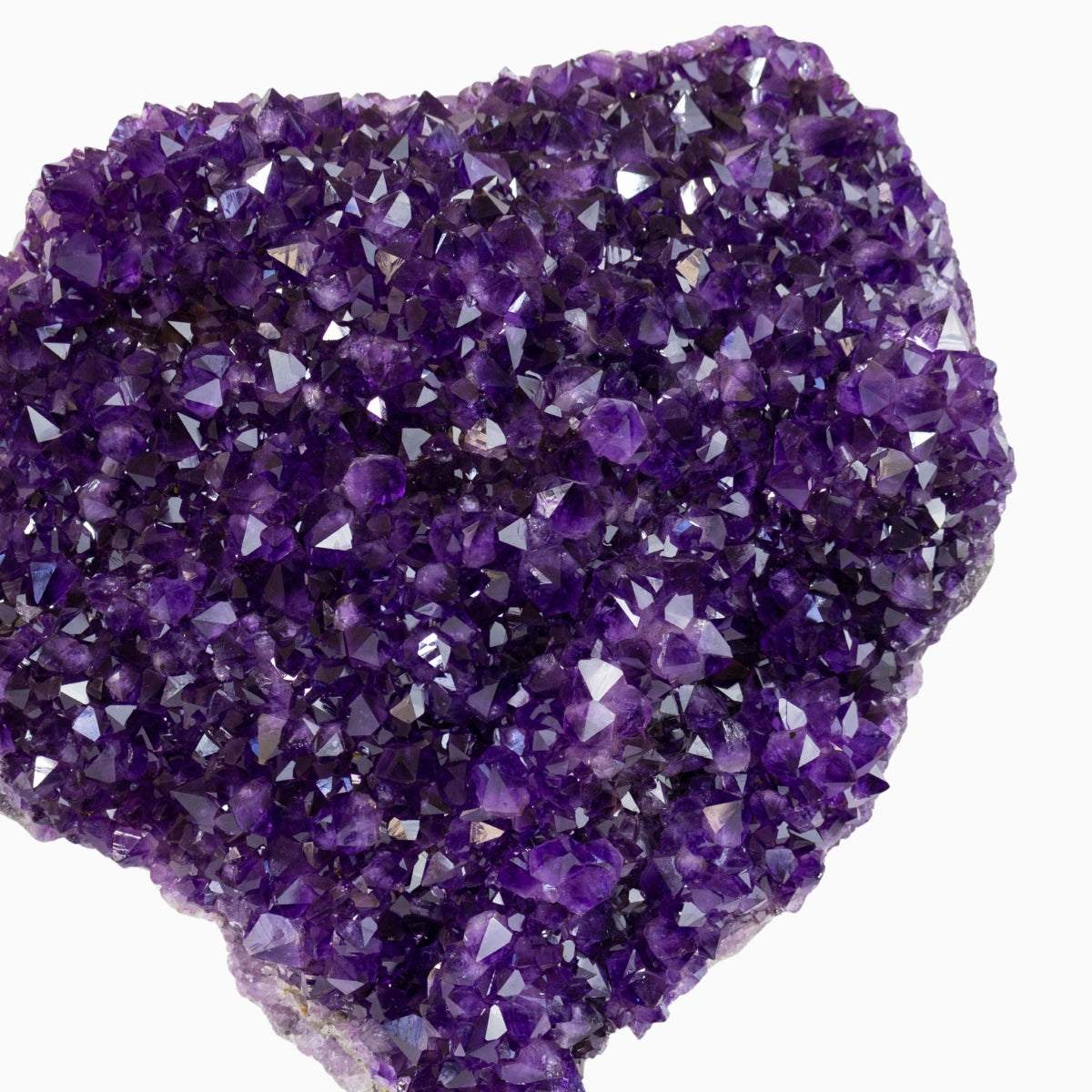 Drusa de Ametista Extra na Base Metal Preto Fosco 18,400 kg