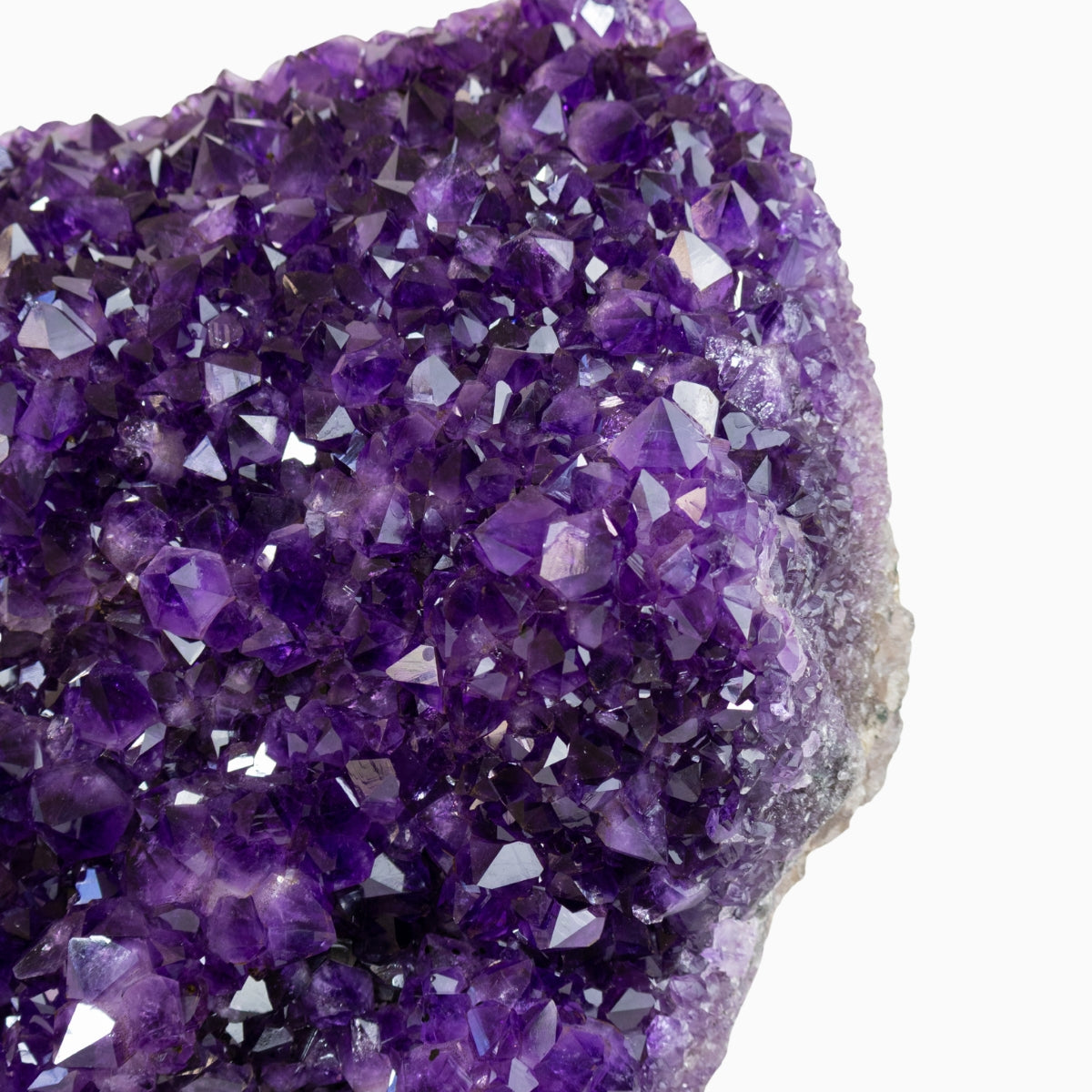 Drusa de Ametista Extra na Base Metal Preto Fosco 18,400 kg