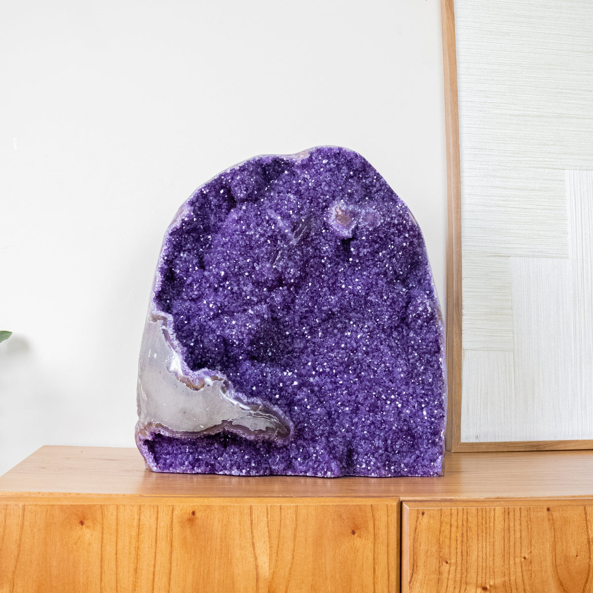 Drusa de Ametista Uruguaia Extra Borda Semi Polida 40,250 kg