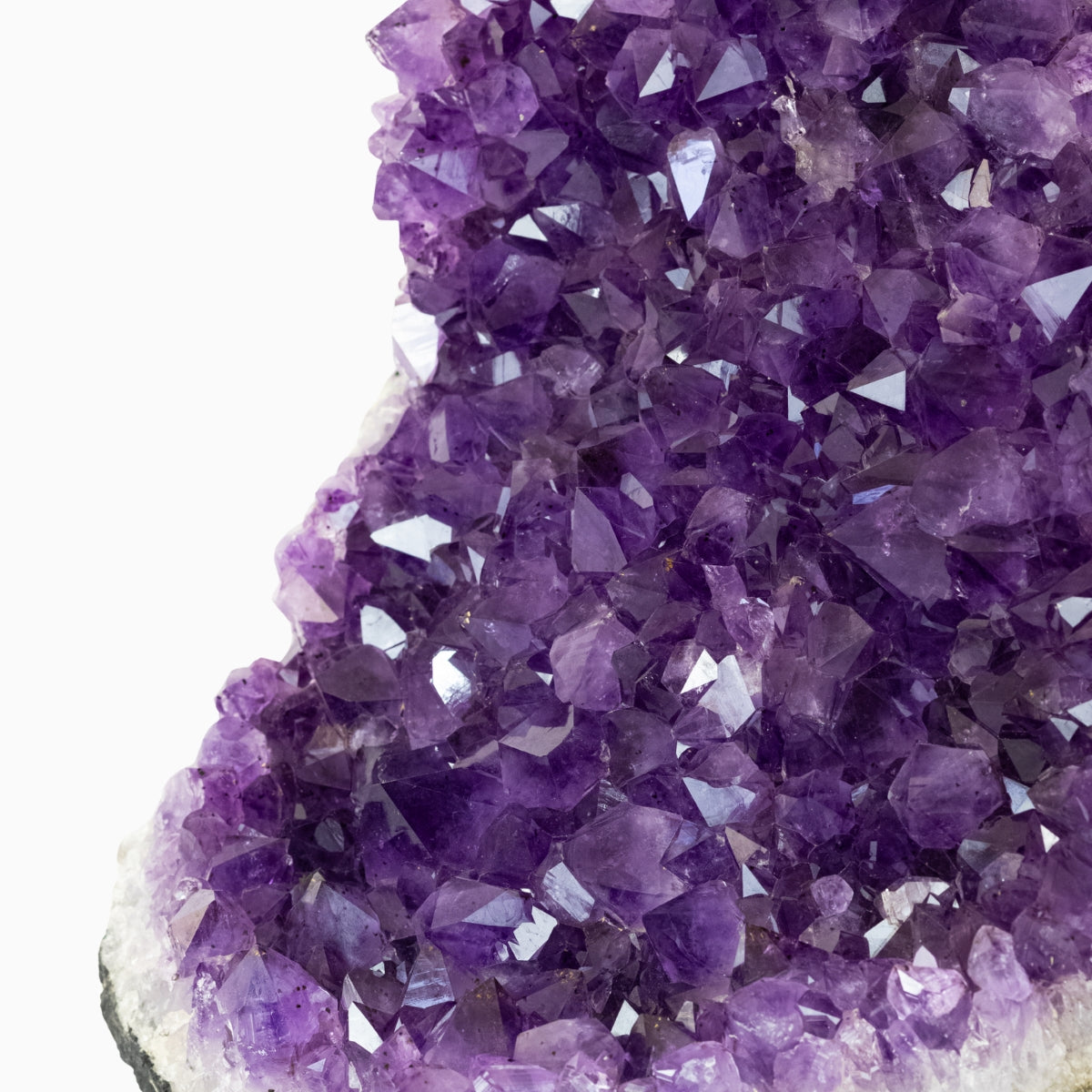 Drusa de Ametista na Base Metal Preto  10,1 kg