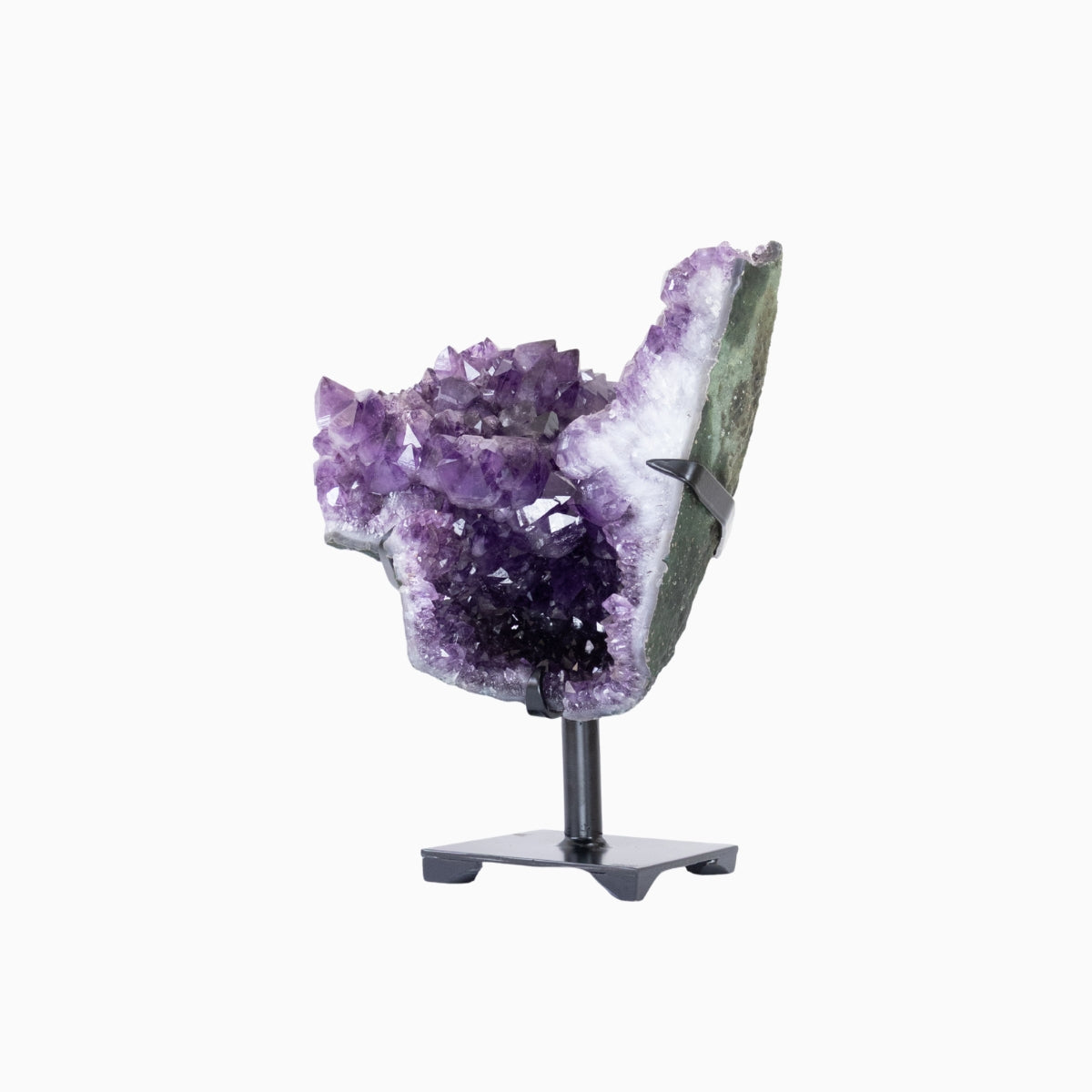 Drusa de Ametista na Base Metal Preto 21,1 kg