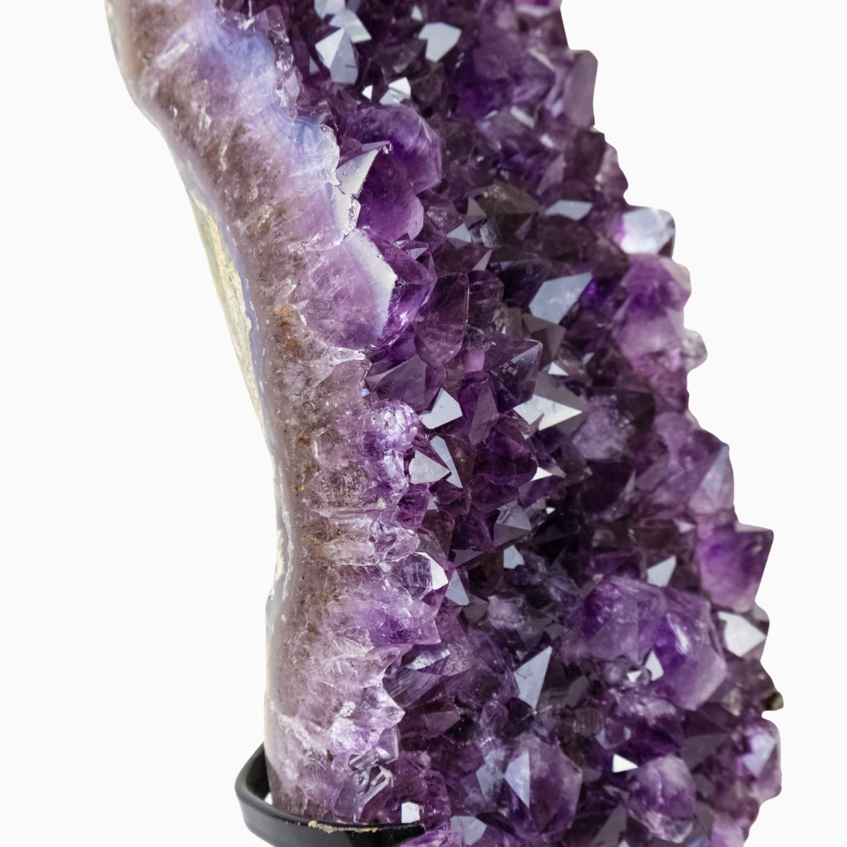 Drusa de Ametista Extra na Base Metal Preto  3,477 kg