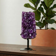 Drusa de Ametista Extra na Base Metal Preto  3,477 kg