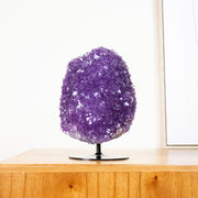 Drusa de Ametista na Base Metal Preto 3,518 kg