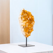 Drusa de Citrino Extra na Base Metal Preto 1,945 kg