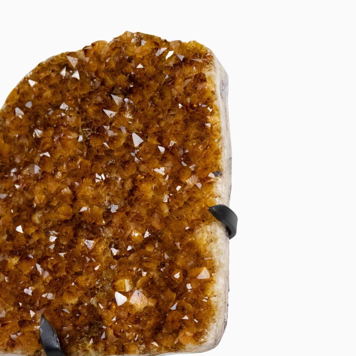 Drusa de Citrino Extra na Base Metal Preto 7,450 kg