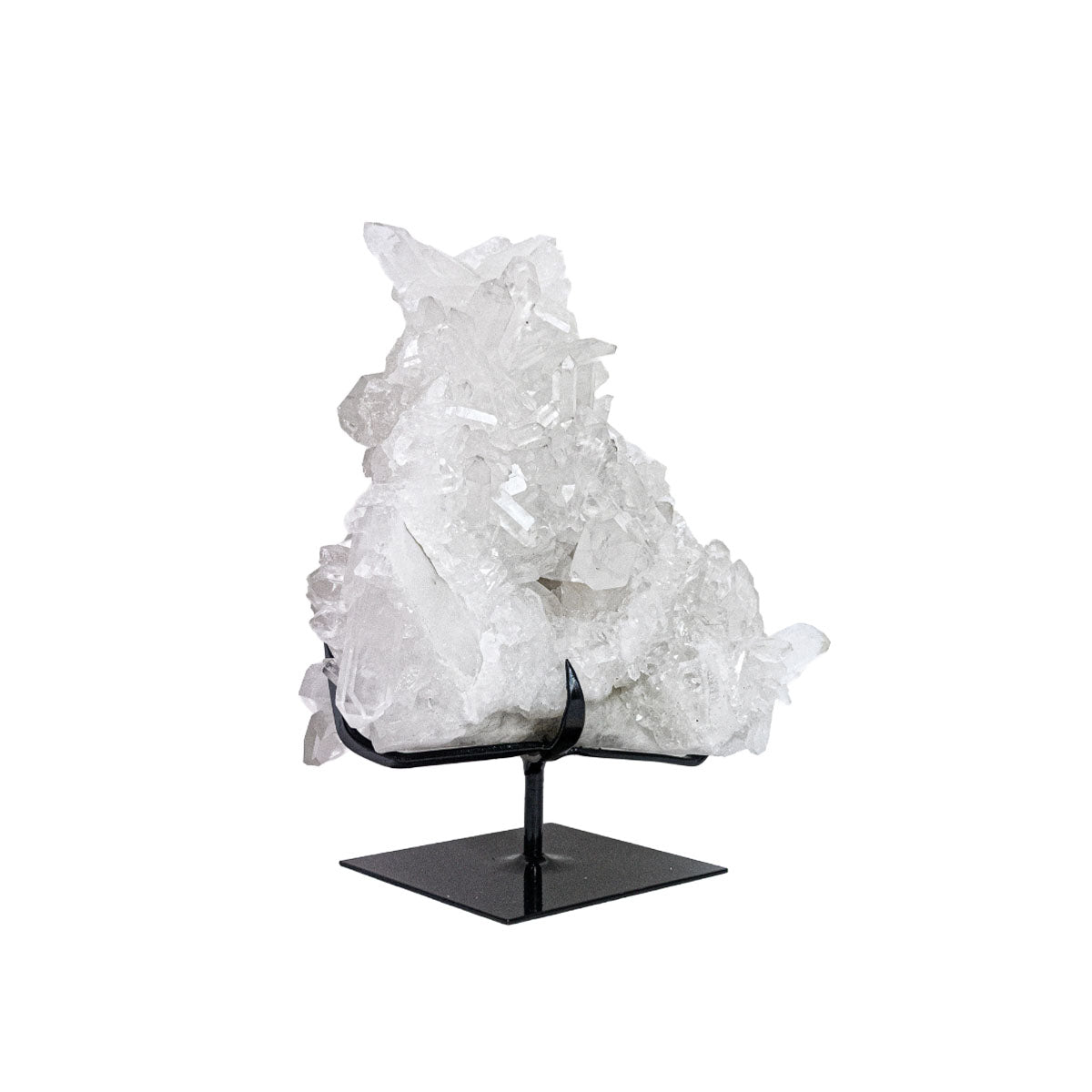 Drusa de Cristal de Quartzo Alta Pureza na Base Metal 11,00 kg