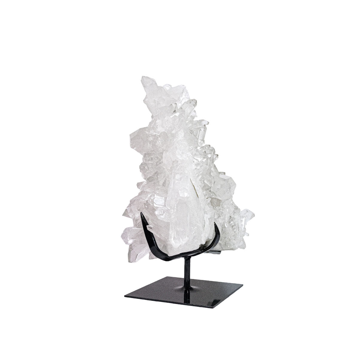 Drusa de Cristal de Quartzo Alta Pureza na Base Metal 11,00 kg