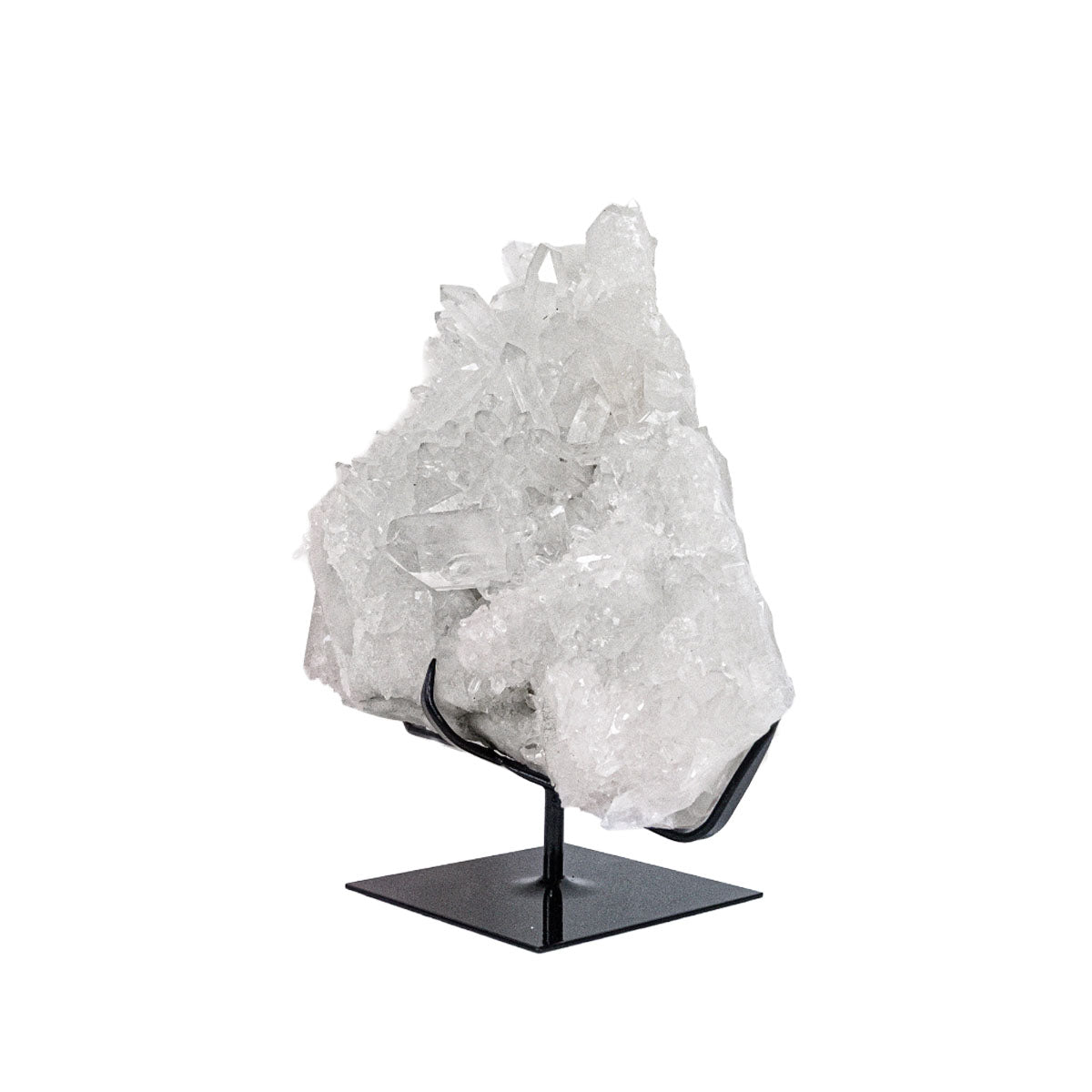 Drusa de Cristal de Quartzo Alta Pureza na Base Metal 11,00 kg