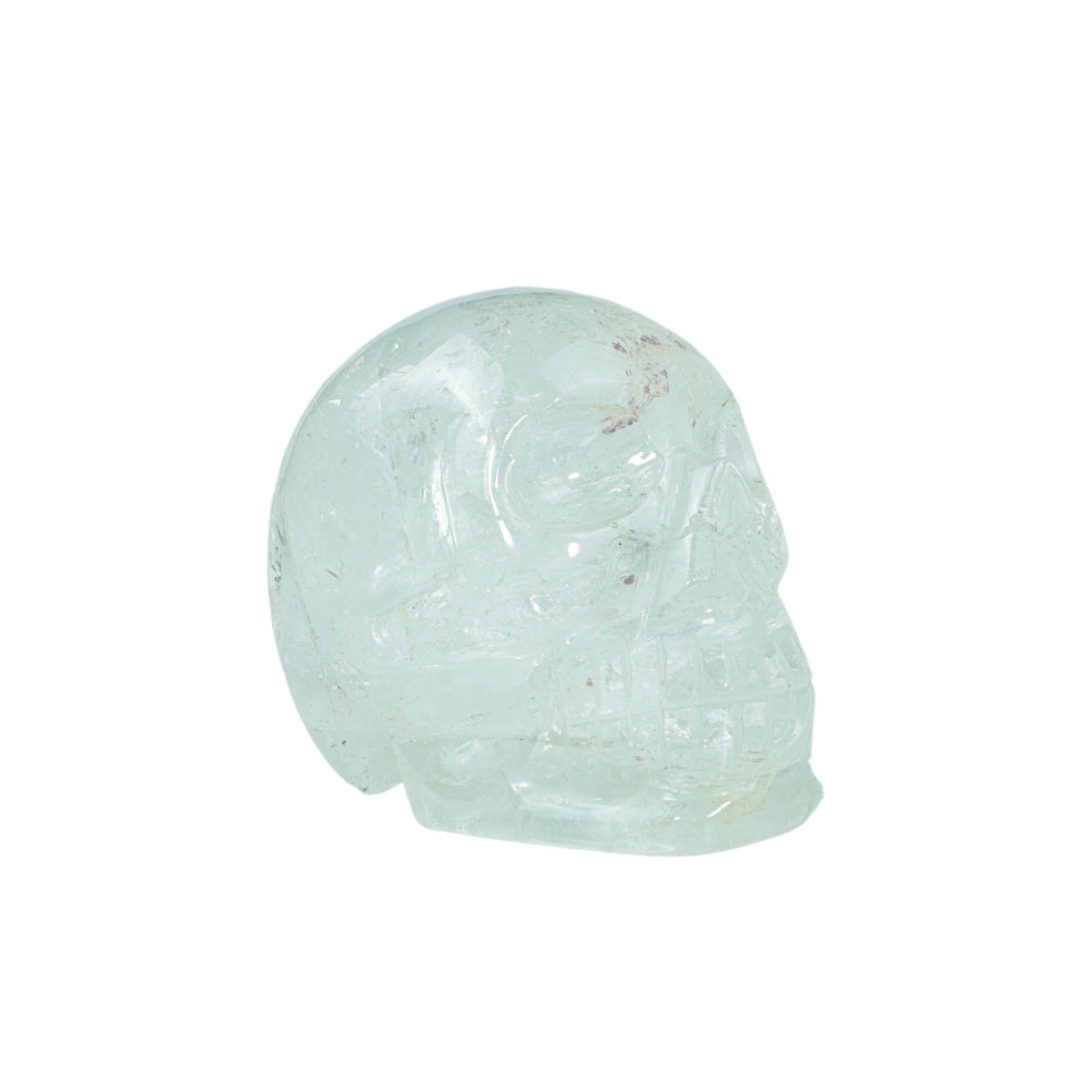 Escultura Crânio Cristal de Quartzo 1,887 kg