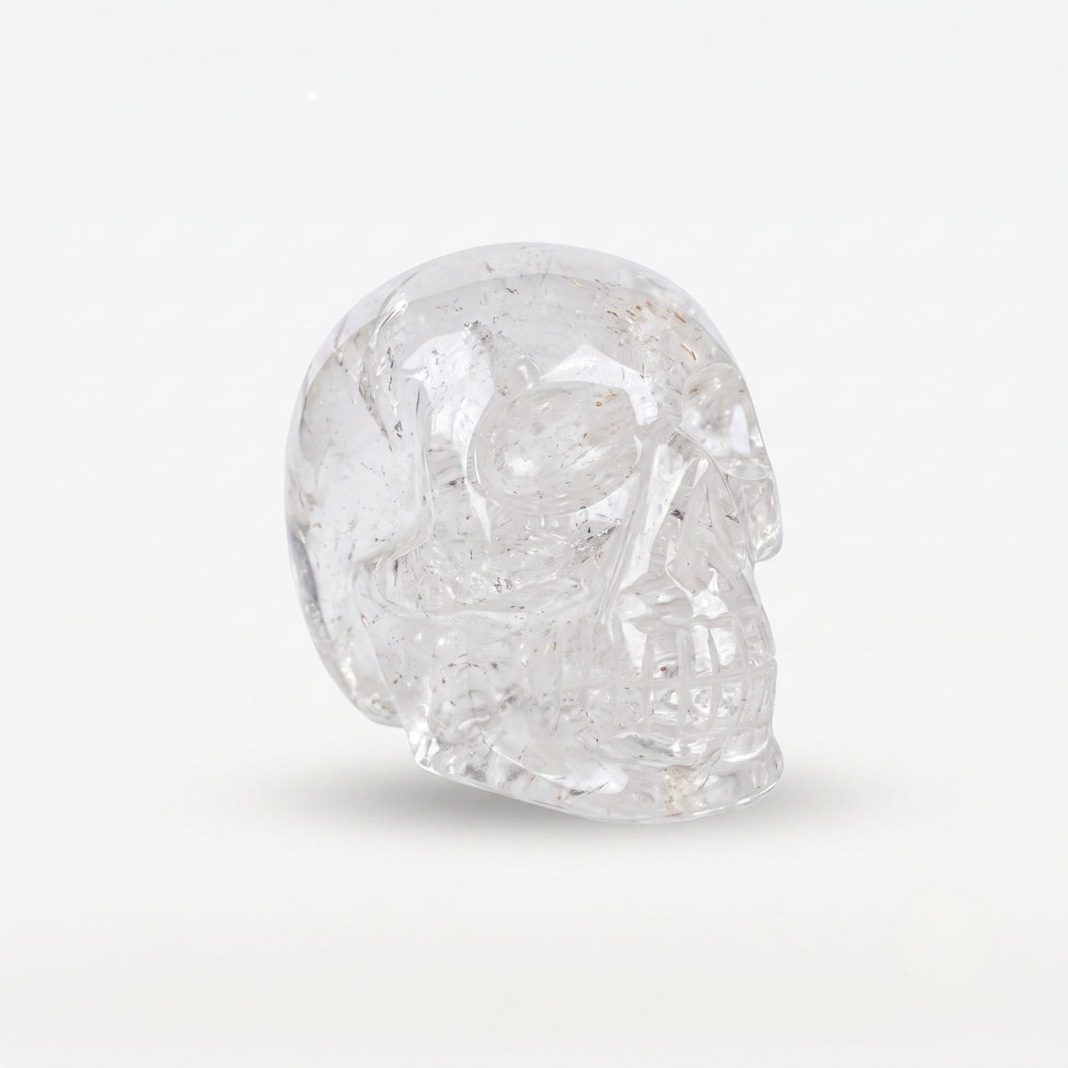 Escultura Crânio Cristal de Quartzo 1,887 kg