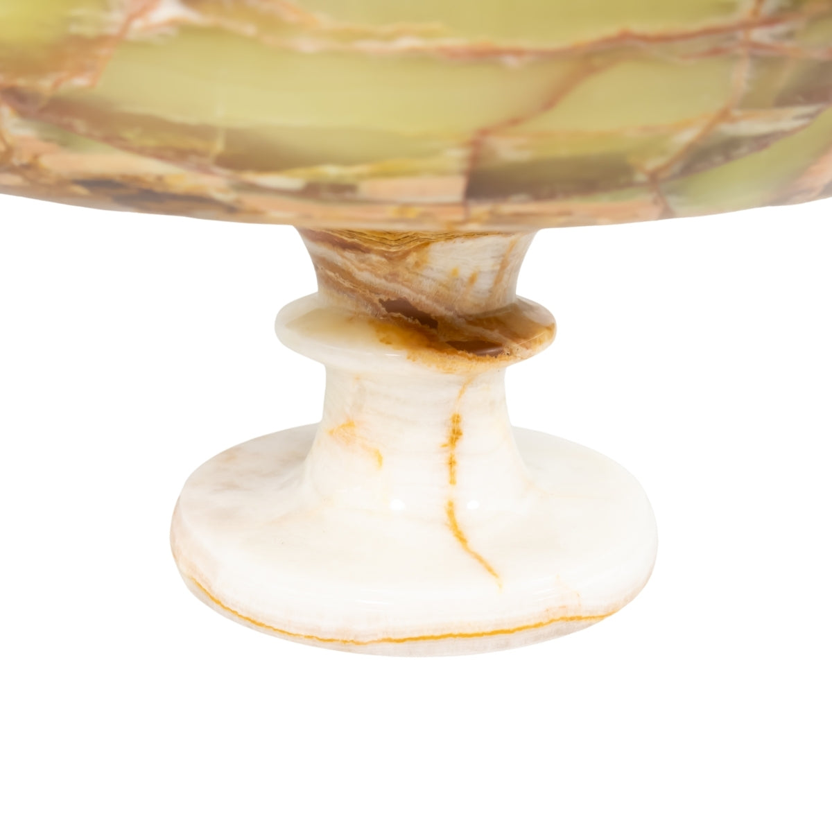 Fruteira de Ônix Verde Natural 2,924 kg