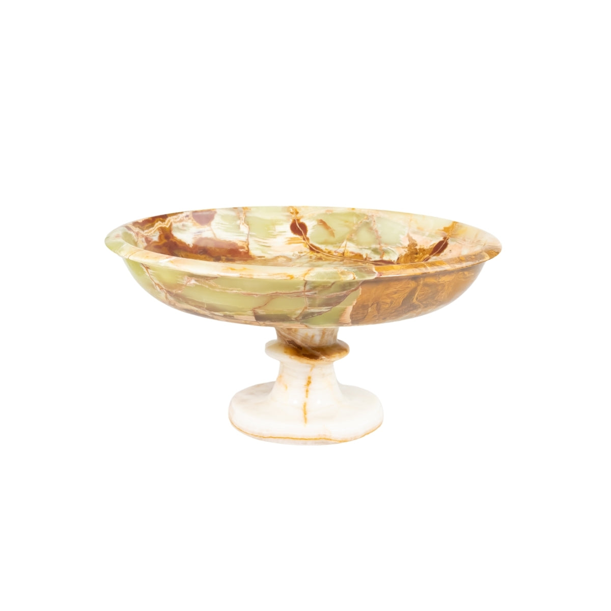 Fruteira de Ônix Verde Natural 2,924 kg