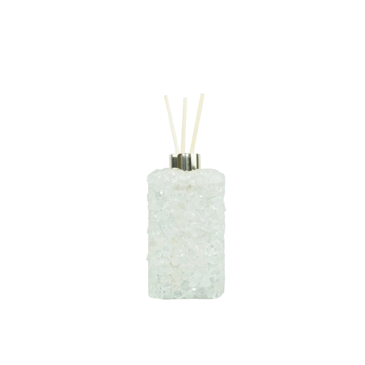 Kit Difusor e Saboneteira em Quartzo Cristal Cor Dourada