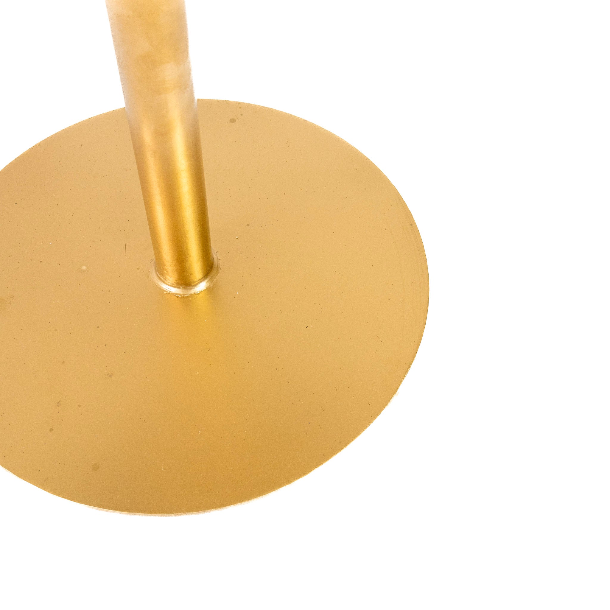 Mesa Dourada Chapa de Ágata Cristalizada Borda Banho Ouro 24k