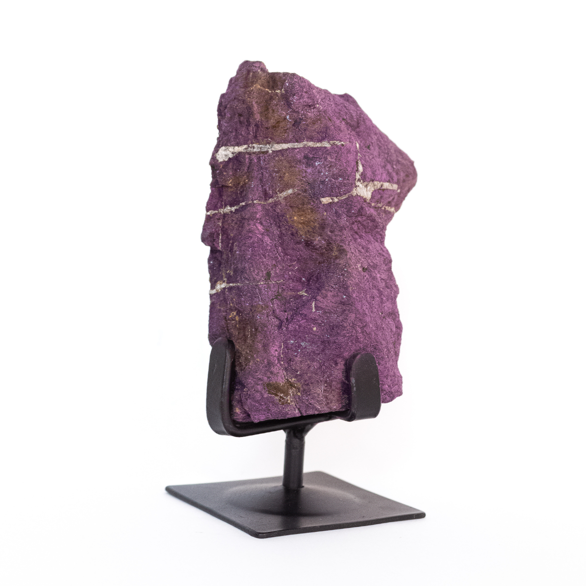 Pedra Purpurita na Base de Metal 725 gramas