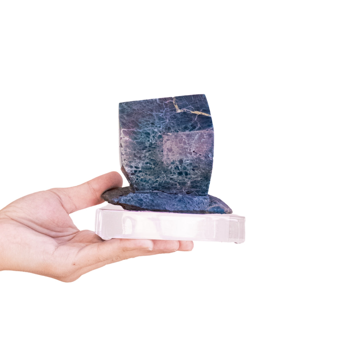 Pedra Apatita Extra na Base Acrílica 1,029 kg