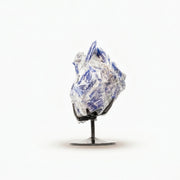 Pedra Cianita Azul Extra Na Base Metal Preto 2,093 kg