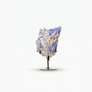 Pedra Cianita Azul Na Base Metal Preto 1,207 kg