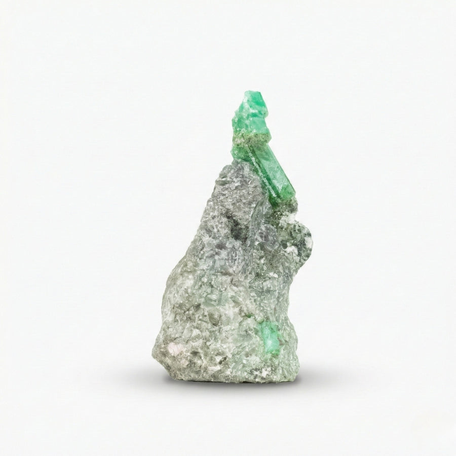 Pedra Esmeralda Bruta Extra na Matriz 1,497 kg