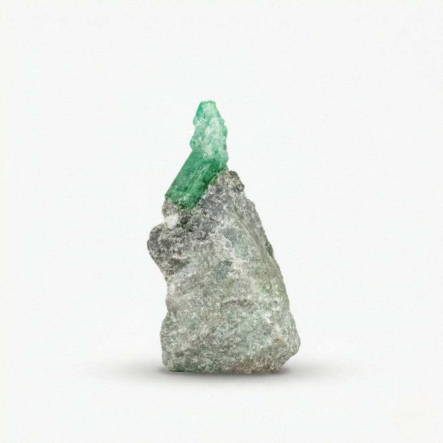 Pedra Esmeralda Bruta Extra na Matriz 1,497 kg