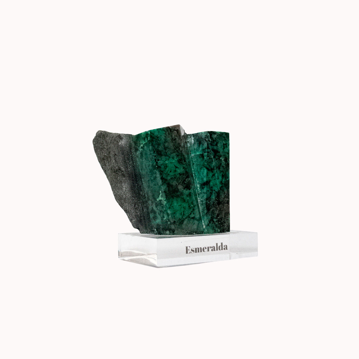 Pedra Esmeralda Extra na Base Acrílica 1,00 Kg (coleção)