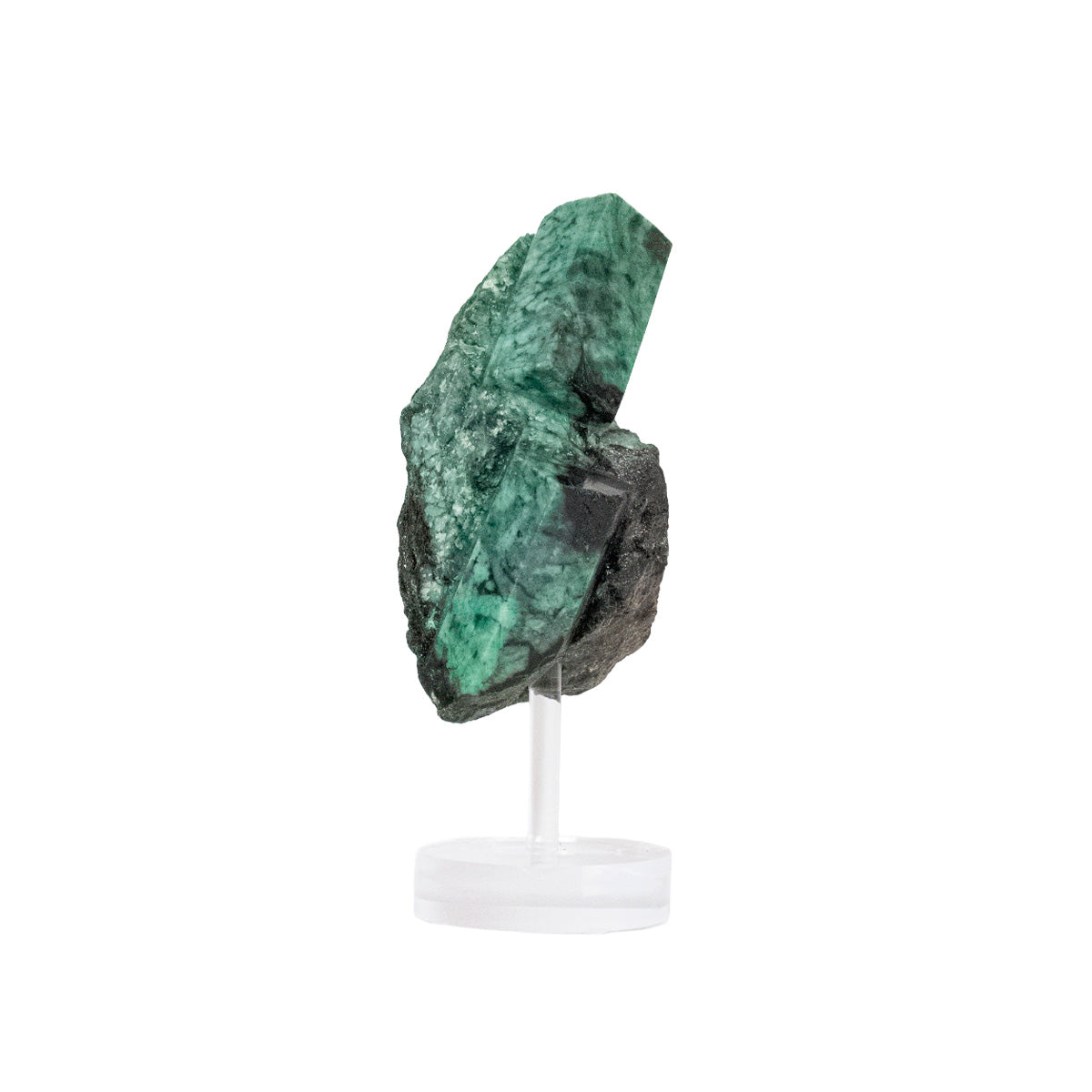 Pedra Esmeralda Extra na Base Acrílica 1,520 Kg (coleção)