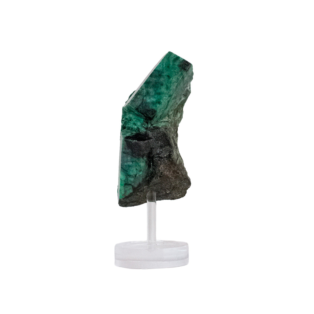 Pedra Esmeralda Extra na Base Acrílica 1,520 Kg (coleção)