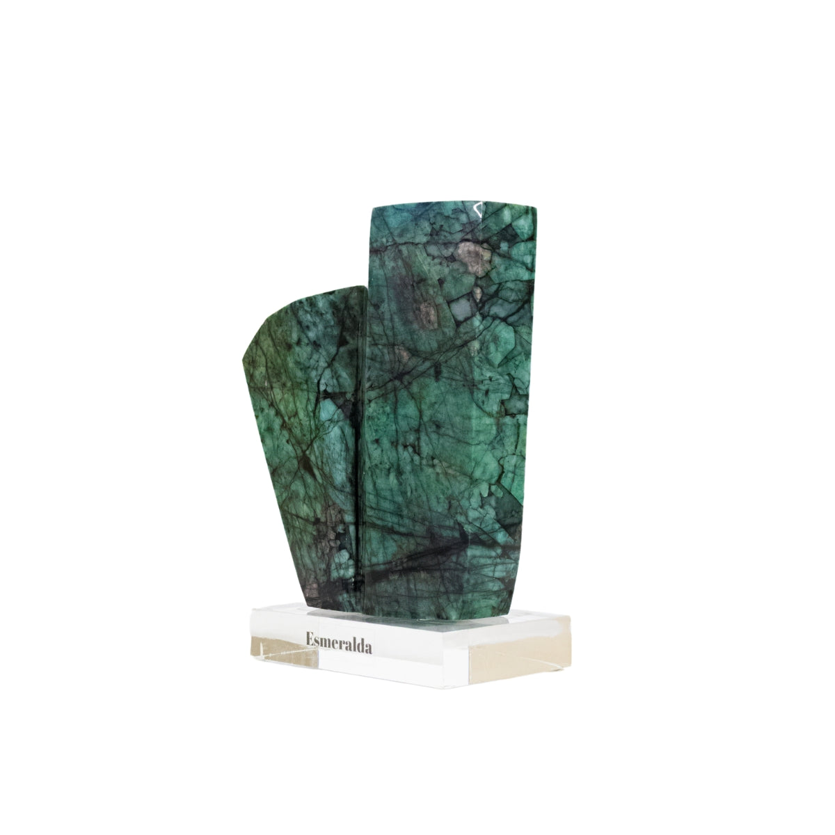Pedra Esmeralda Extra na Base Acrílica 2,227 Kg (coleção)