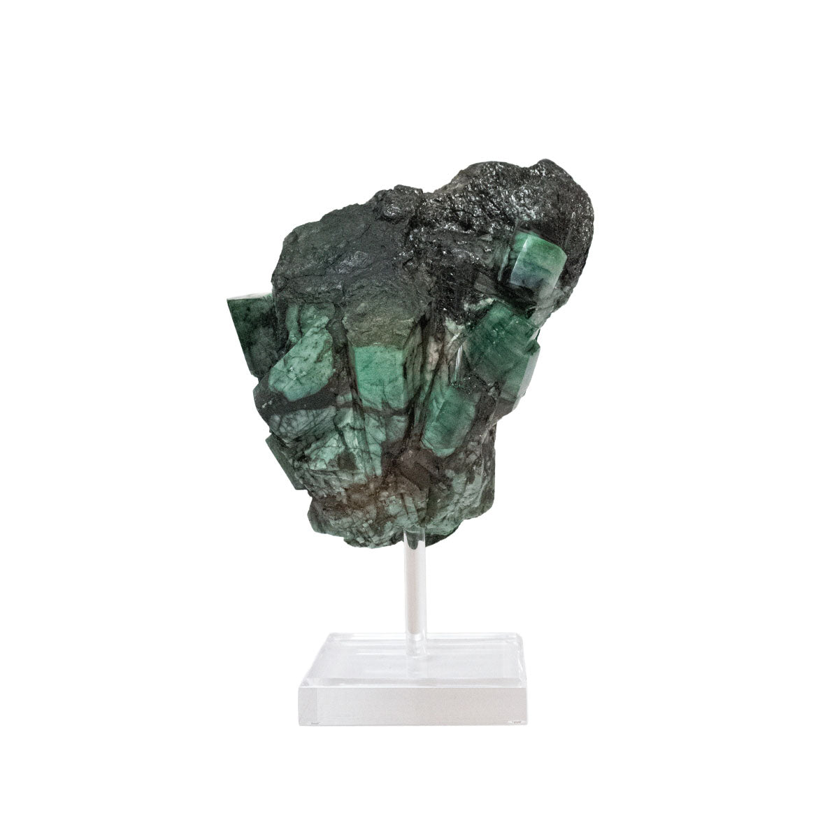 Pedra Esmeralda Extra na Base Acrílica 2,677 Kg (coleção)