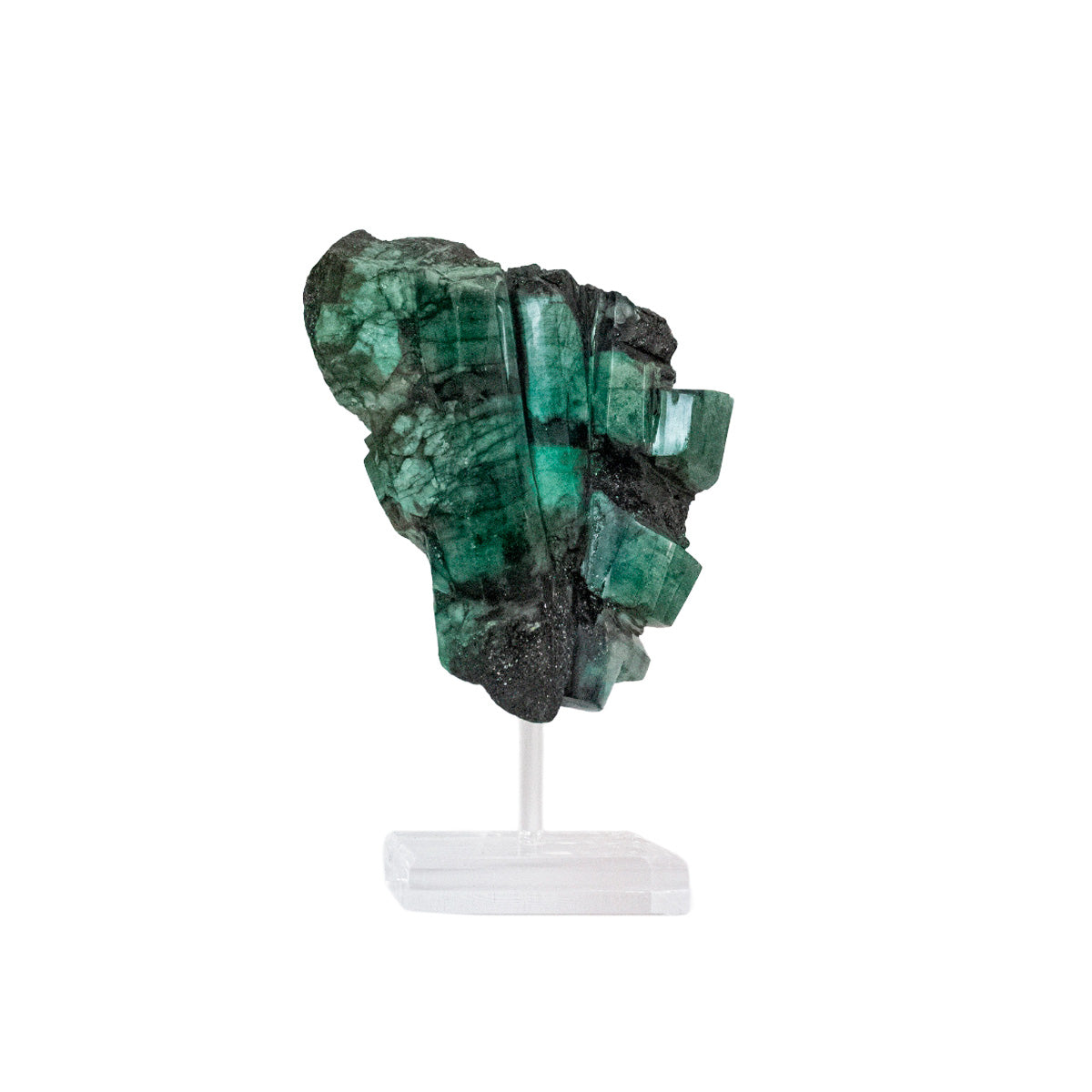 Pedra Esmeralda Extra na Base Acrílica 2,677 Kg (coleção)