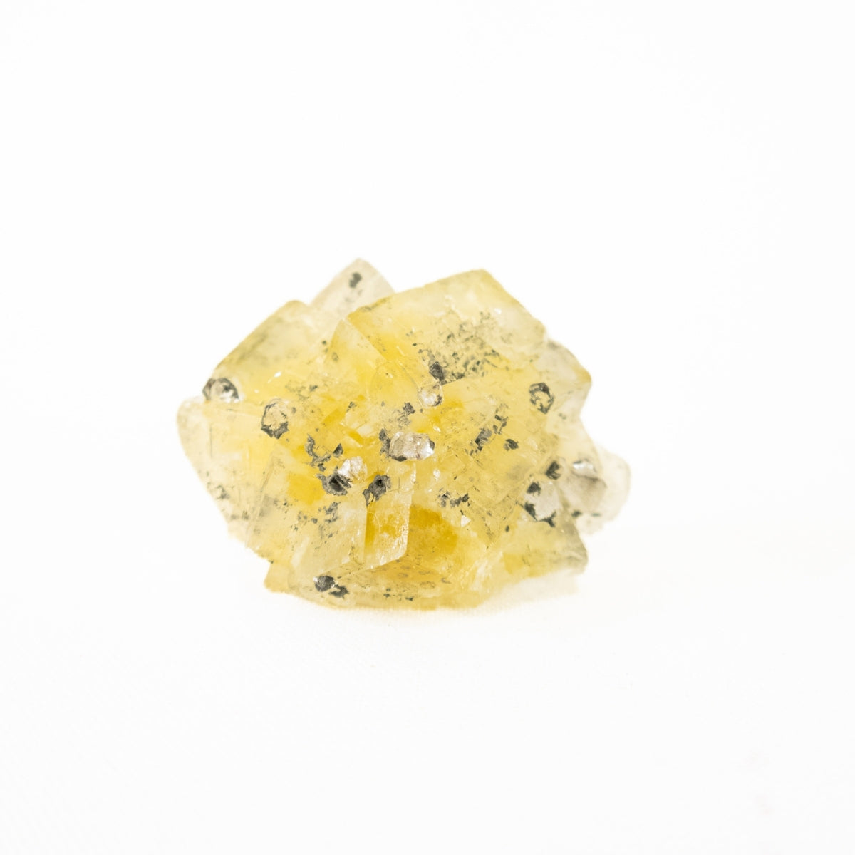 Pedra Fluorita Amarela Cristalizada (Coleção)  64 gramas