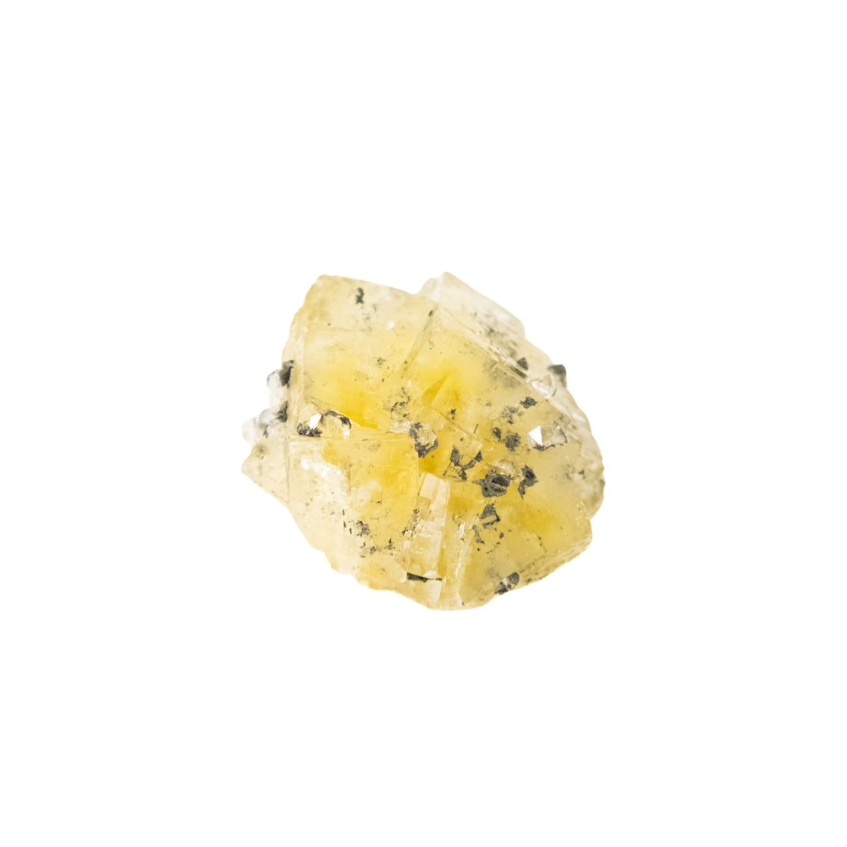 Pedra Fluorita Amarela Cristalizada (Coleção)  64 gramas