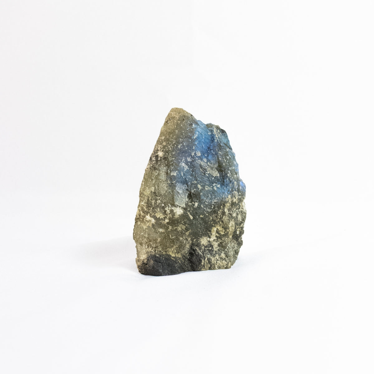 Pedra Labradorita Semi Polida Azul Extra 319 gramas