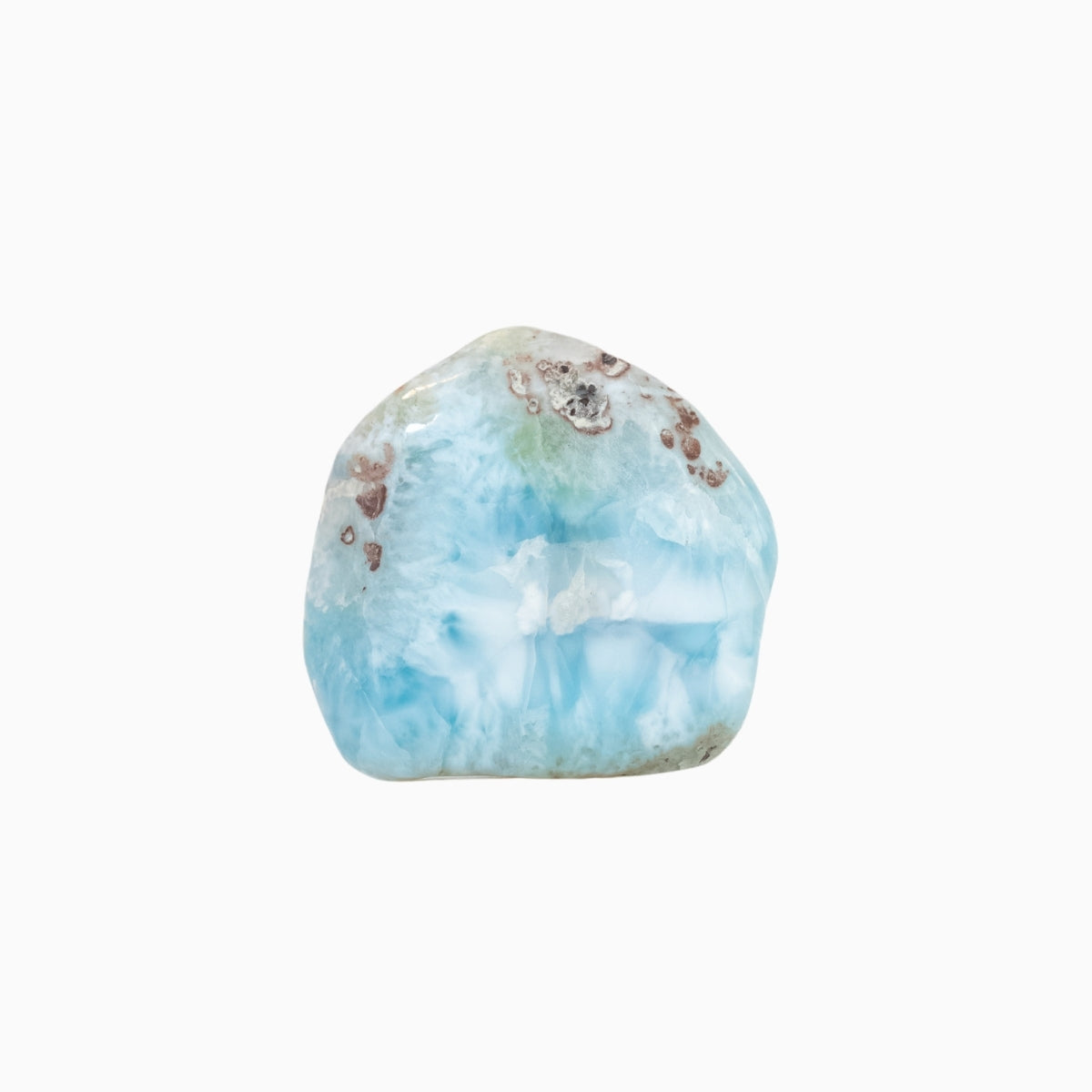 Pedra Larimar Natural Polida 37 gramas