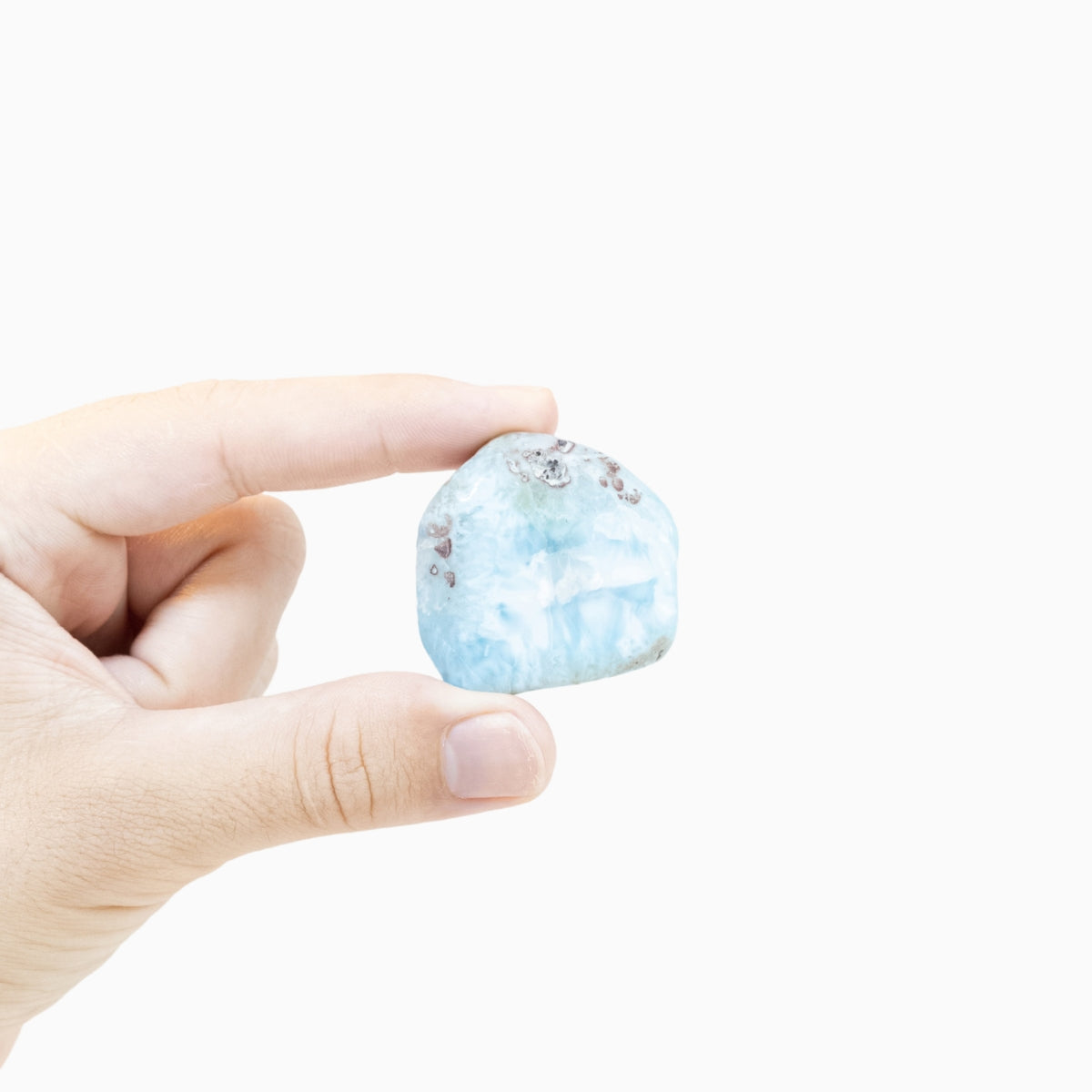 Pedra Larimar Natural Polida 37 gramas
