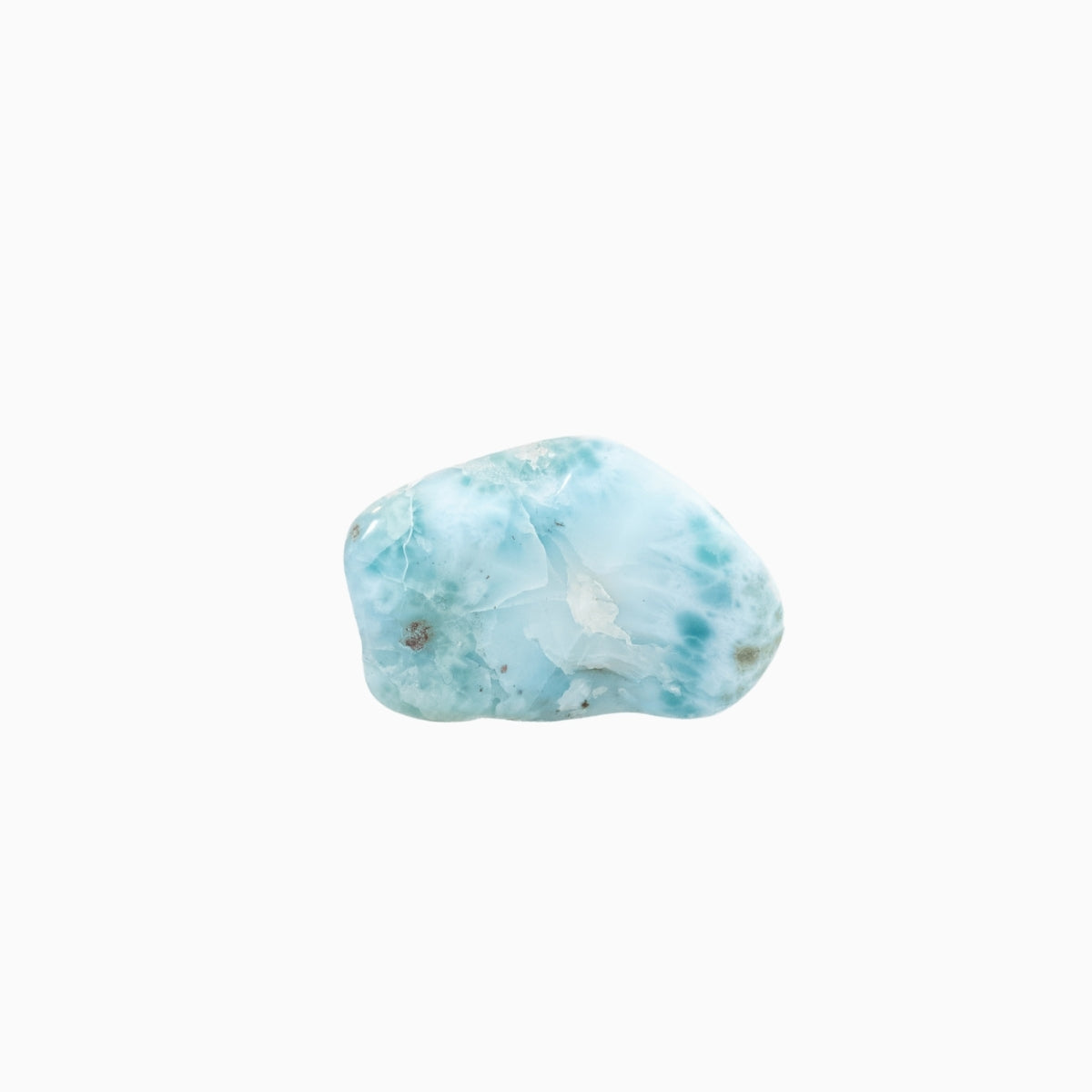 Pedra Larimar Natural Polida 8 gramas