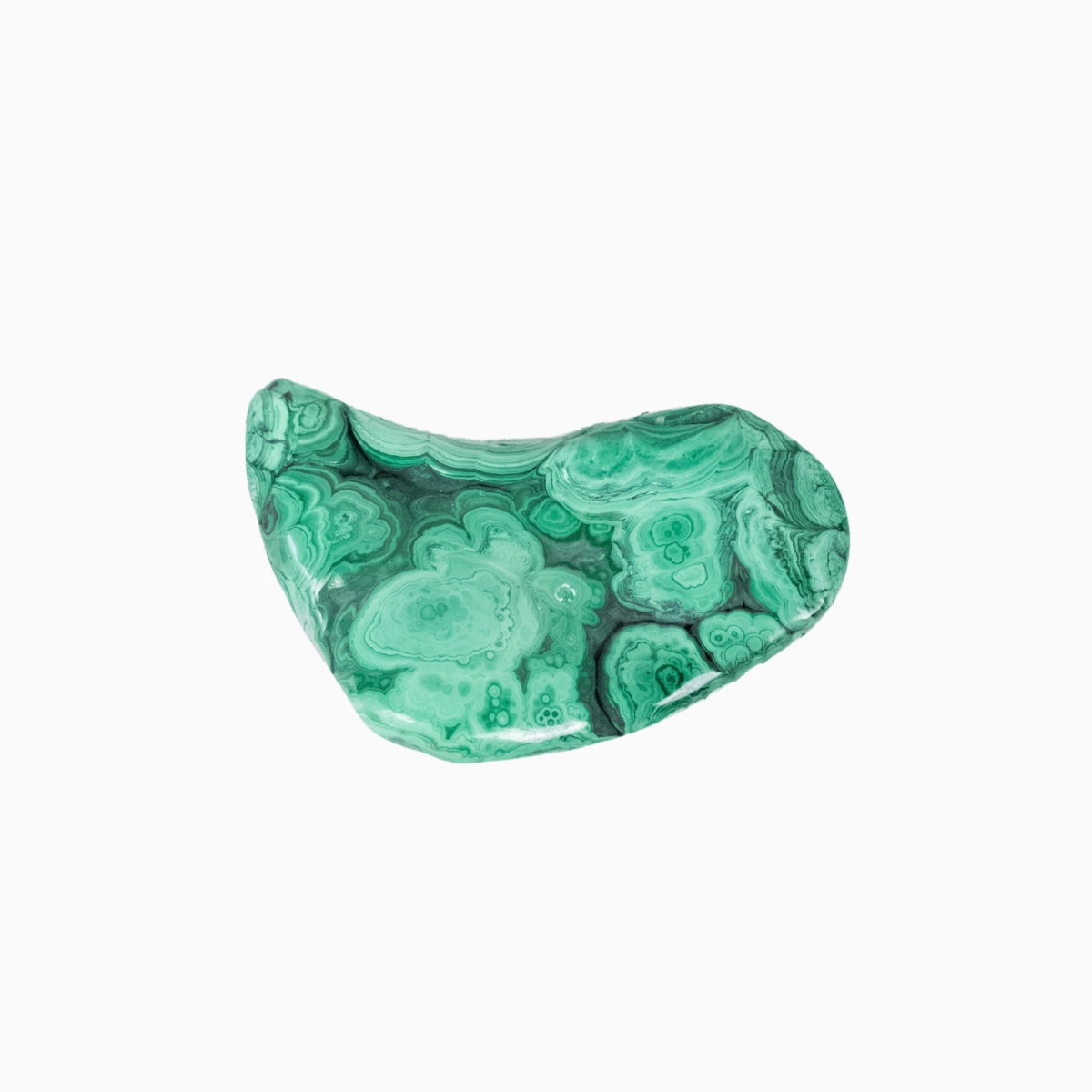 Pedra Malaquita Polida (Coleção) 352 gramas