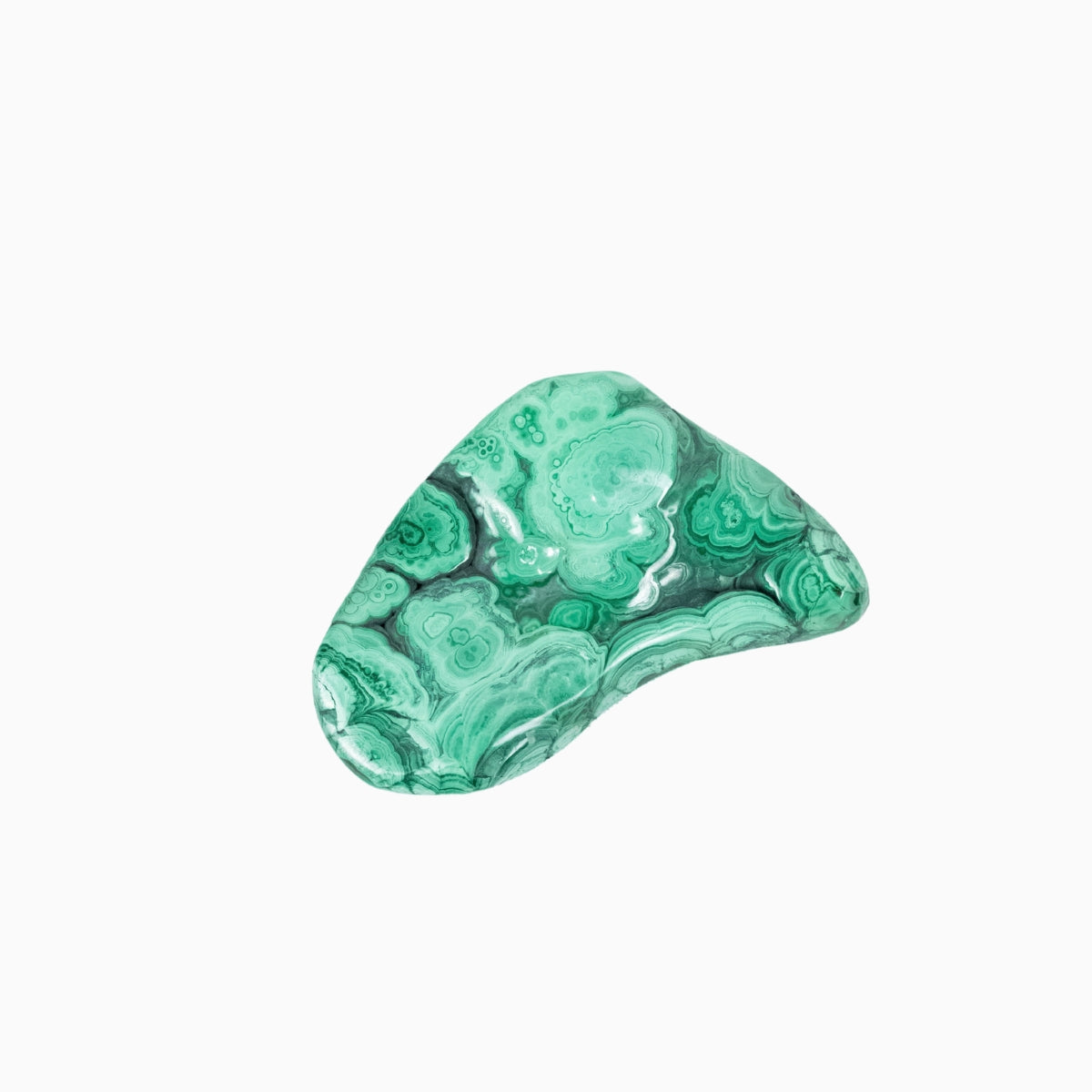 Pedra Malaquita Polida (Coleção) 352 gramas