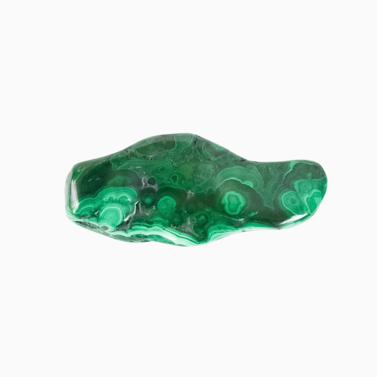 Pedra Malaquita Polida (Coleção) 422 gramas