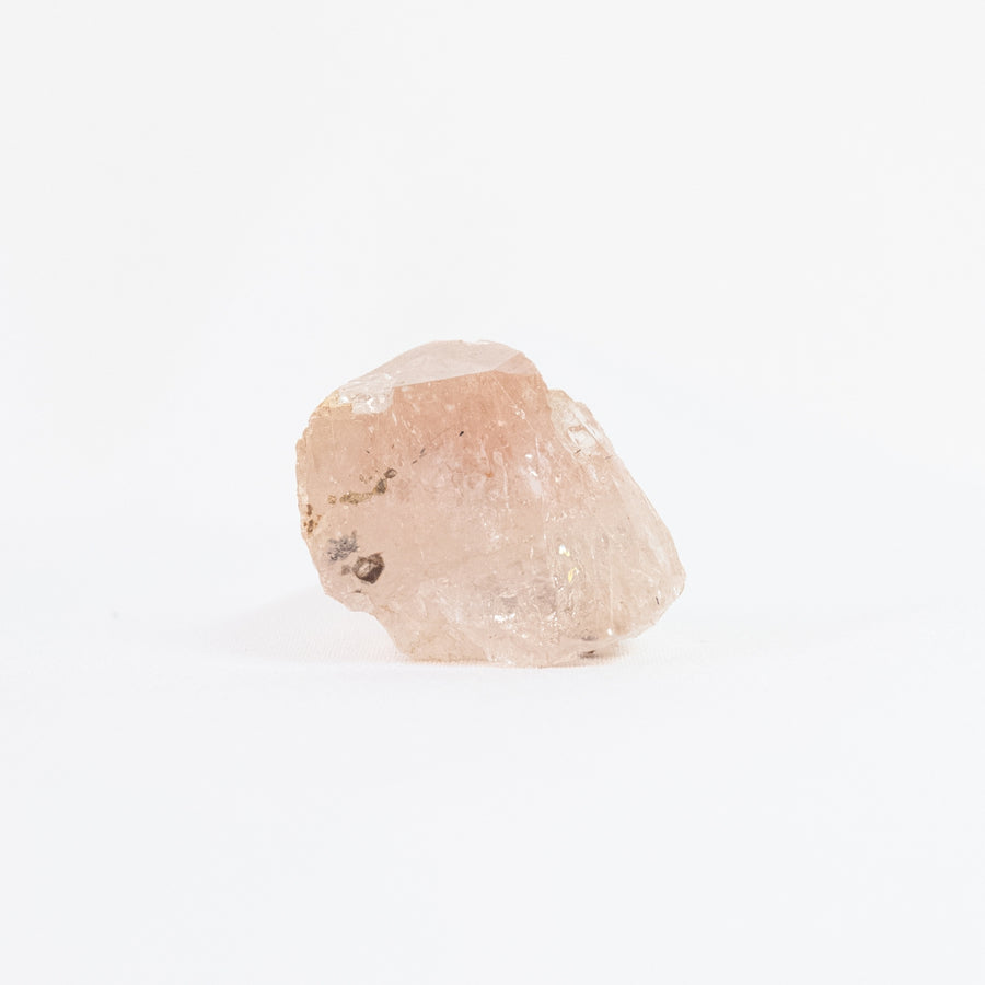 Pedra Morganita Peachy Antique Bruta Extra Natural 63 gramas (rara) - coleção