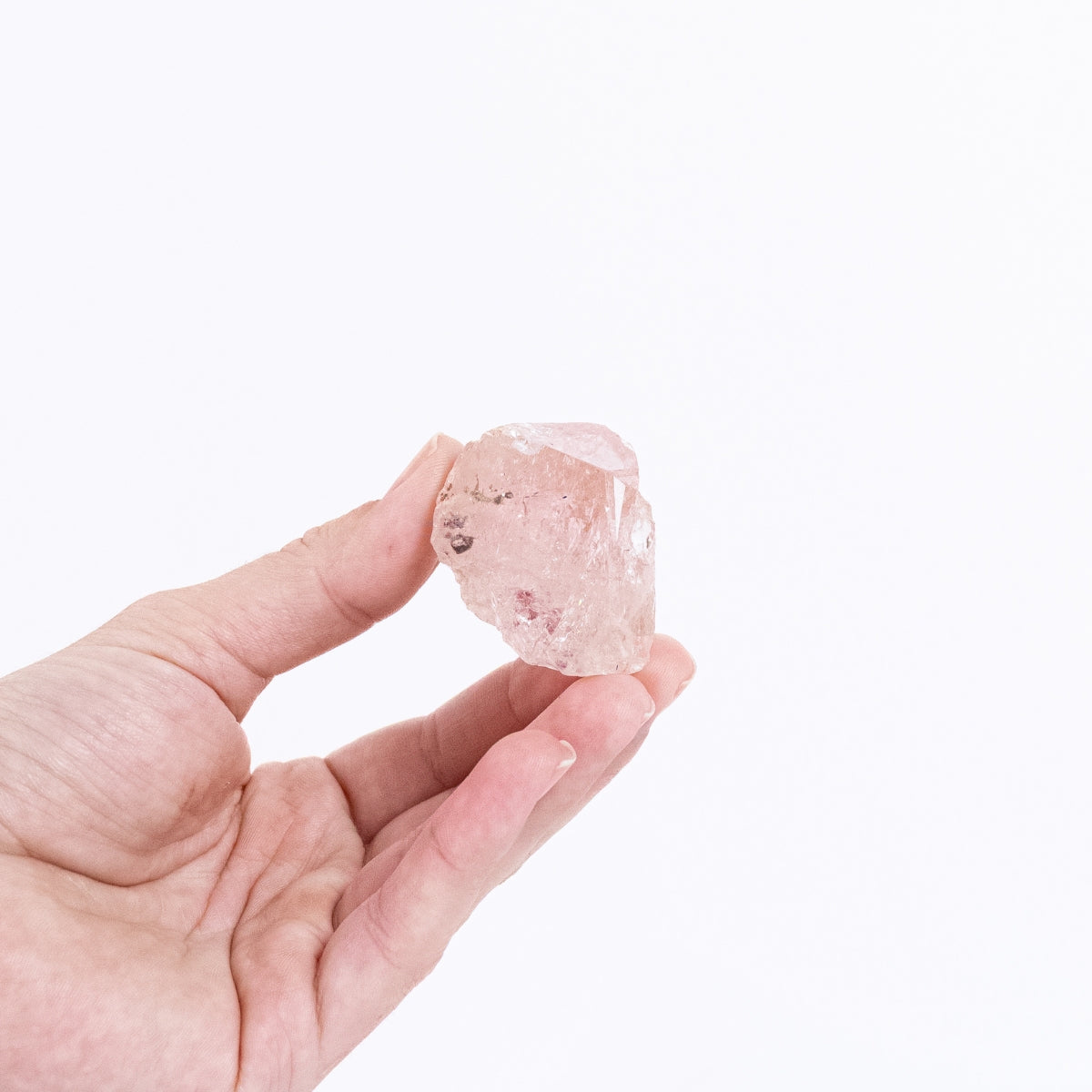 Pedra Morganita Peachy Antique Bruta Extra Natural 63 gramas (rara) - coleção