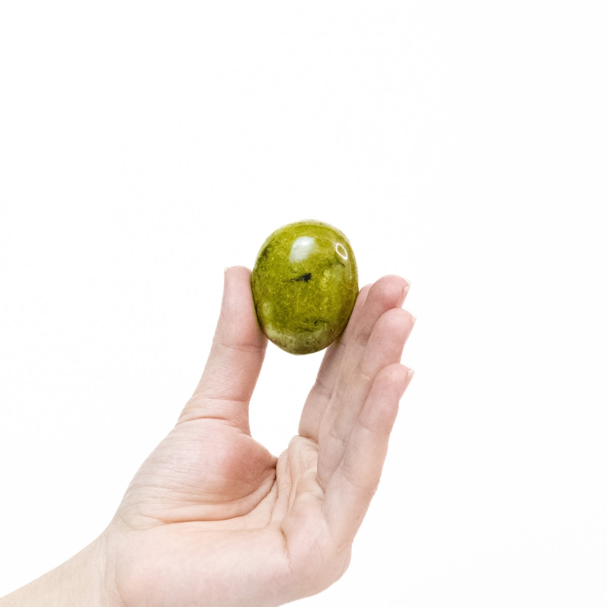 Pedra Opala Verde Oliva Natural 59 gramas
