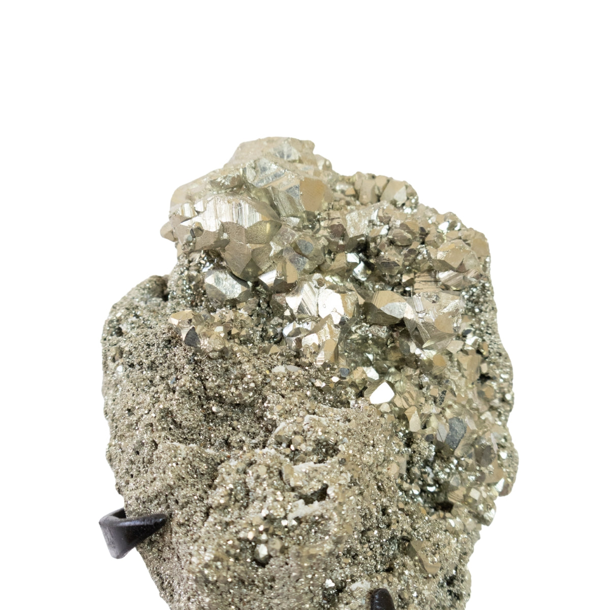 Pedra Pirita Cúbica Extra Peruana Base Metal Preto 1,935 kg