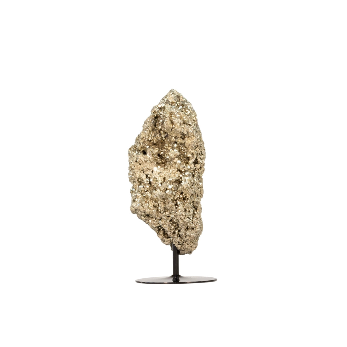 Pedra Pirita Cristalizada na Base Metal 1,187 kg
