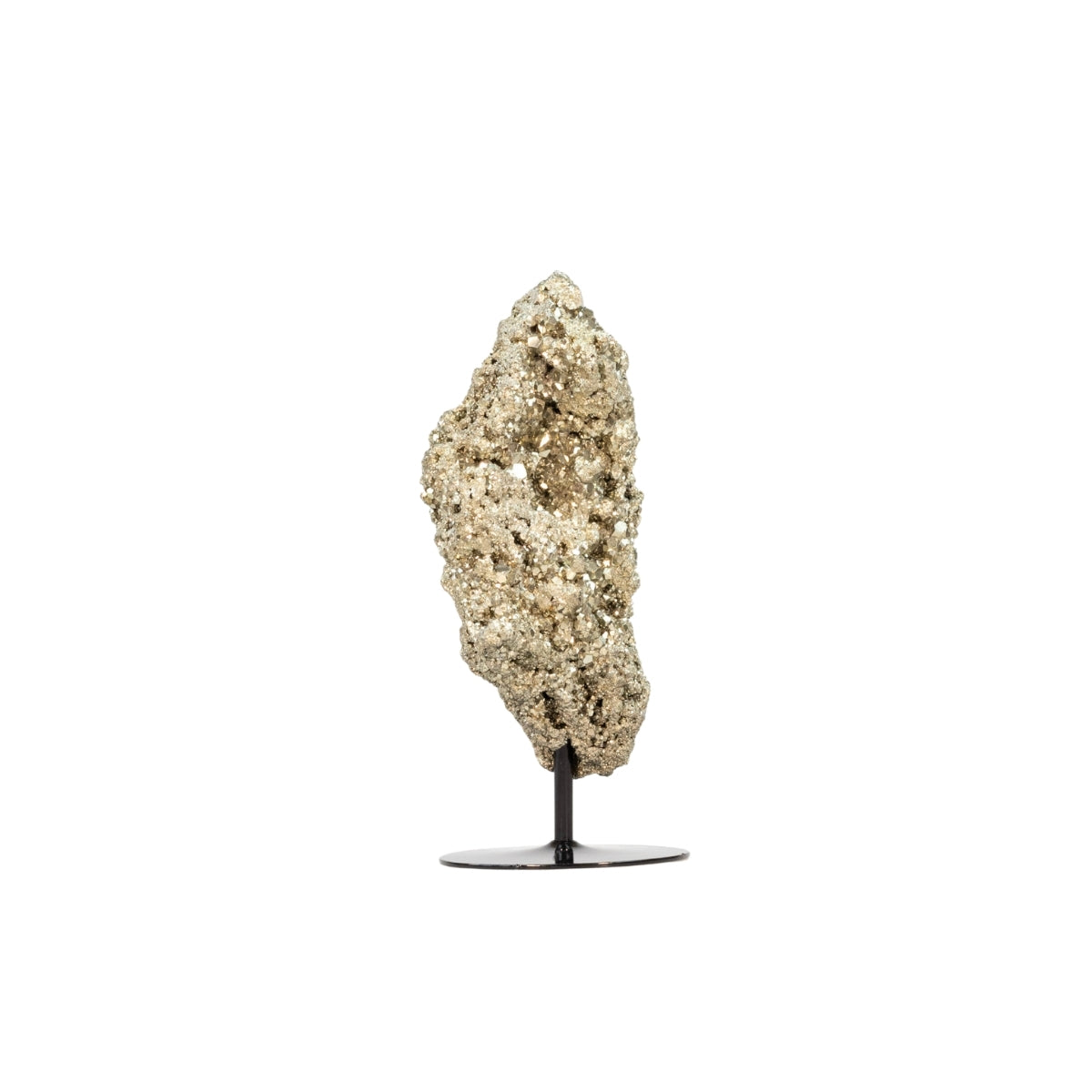 Pedra Pirita Cristalizada na Base Metal 1,187 kg