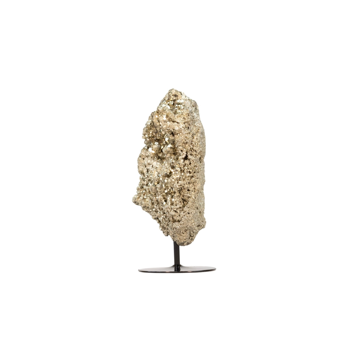 Pedra Pirita Cristalizada na Base Metal 1,187 kg