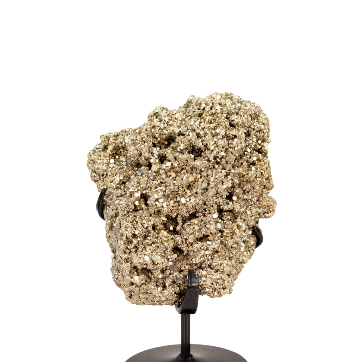 Pedra Pirita Cristalizada na Base Metal 1,326 kg