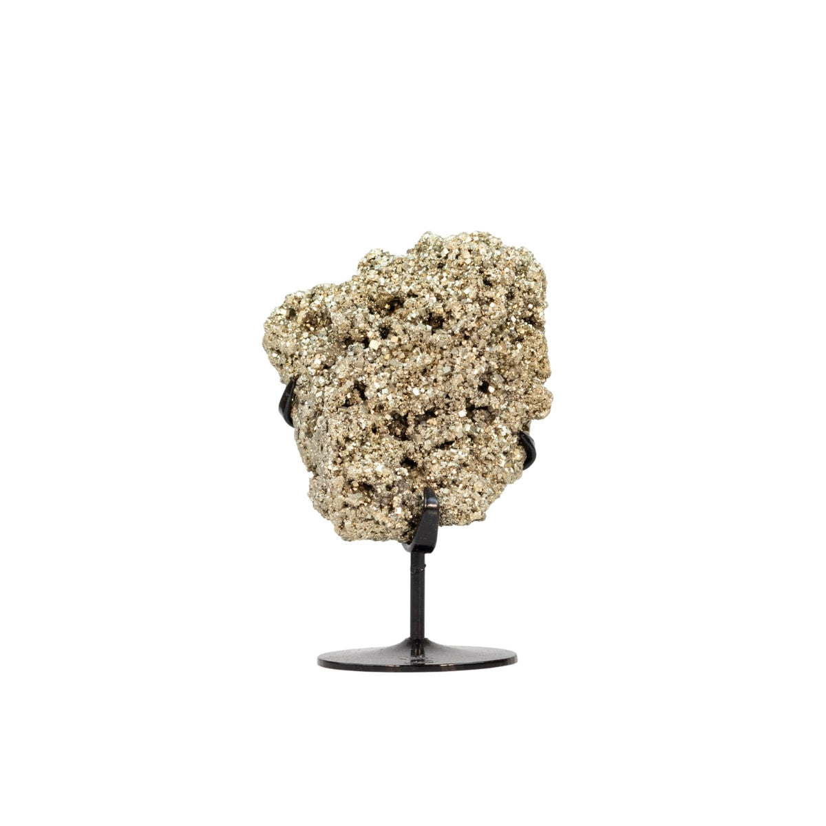 Pedra Pirita Cristalizada na Base Metal 1,326 kg